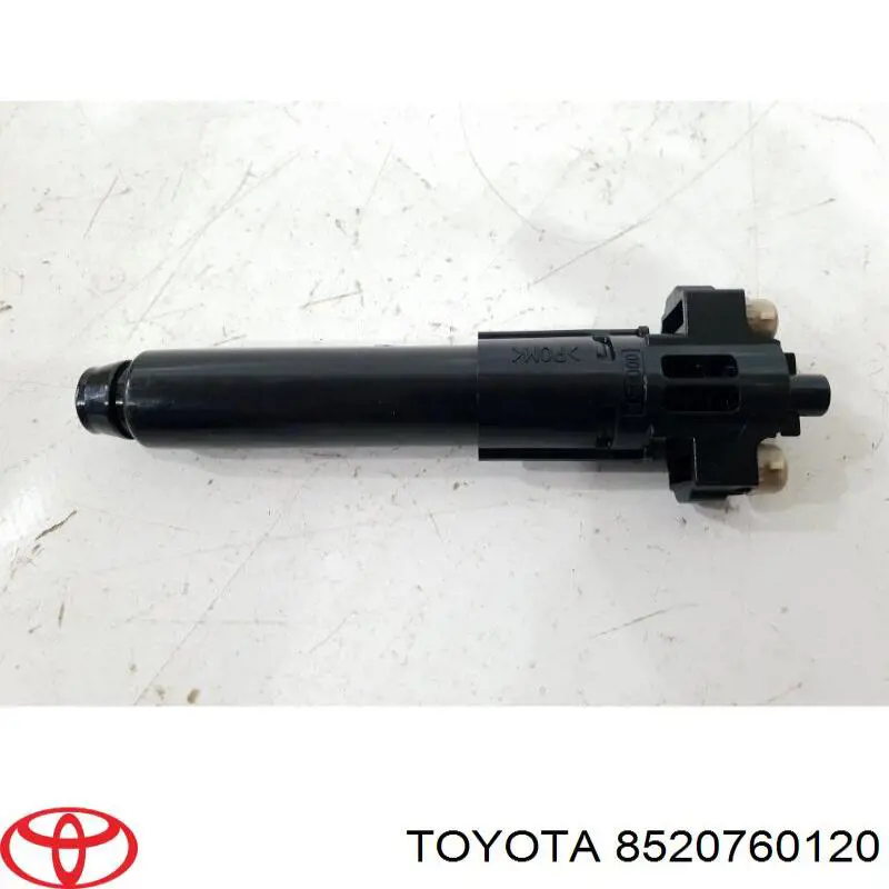 8520760120 Toyota Suporte do injetor de fluido para lavador das luzes (cilindro de elevação)