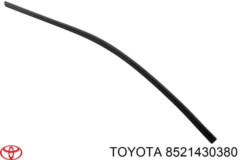 8521430380 Toyota Elástico da escova de limpador pára-brisas de condutor
