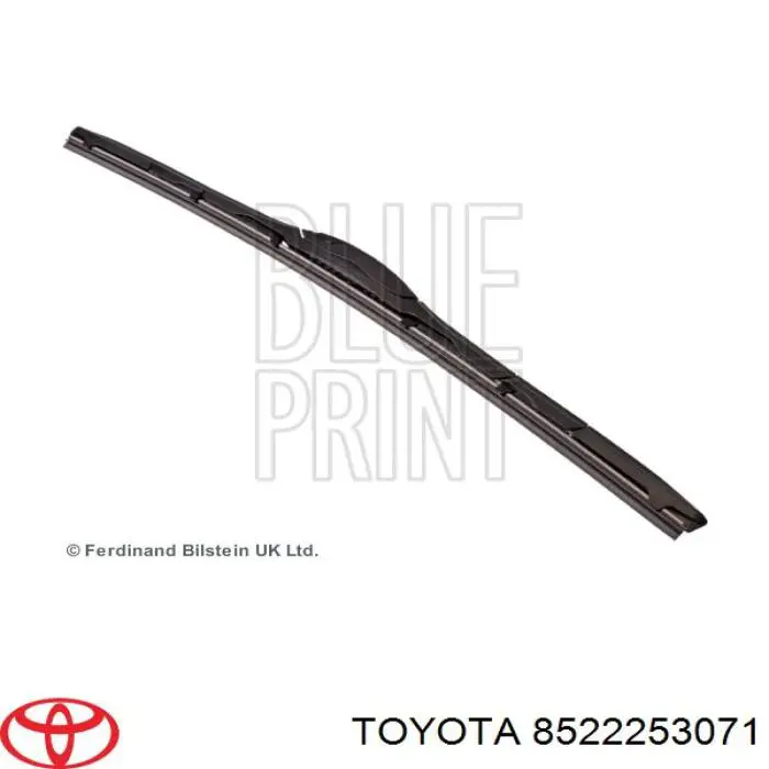 8522253071 Toyota Limpa-pára-brisas do pára-brisas de condutor