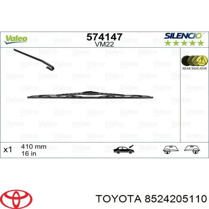 Compre 988202B000 Market (OEM) Limpa-pára-brisas de vidro traseiro