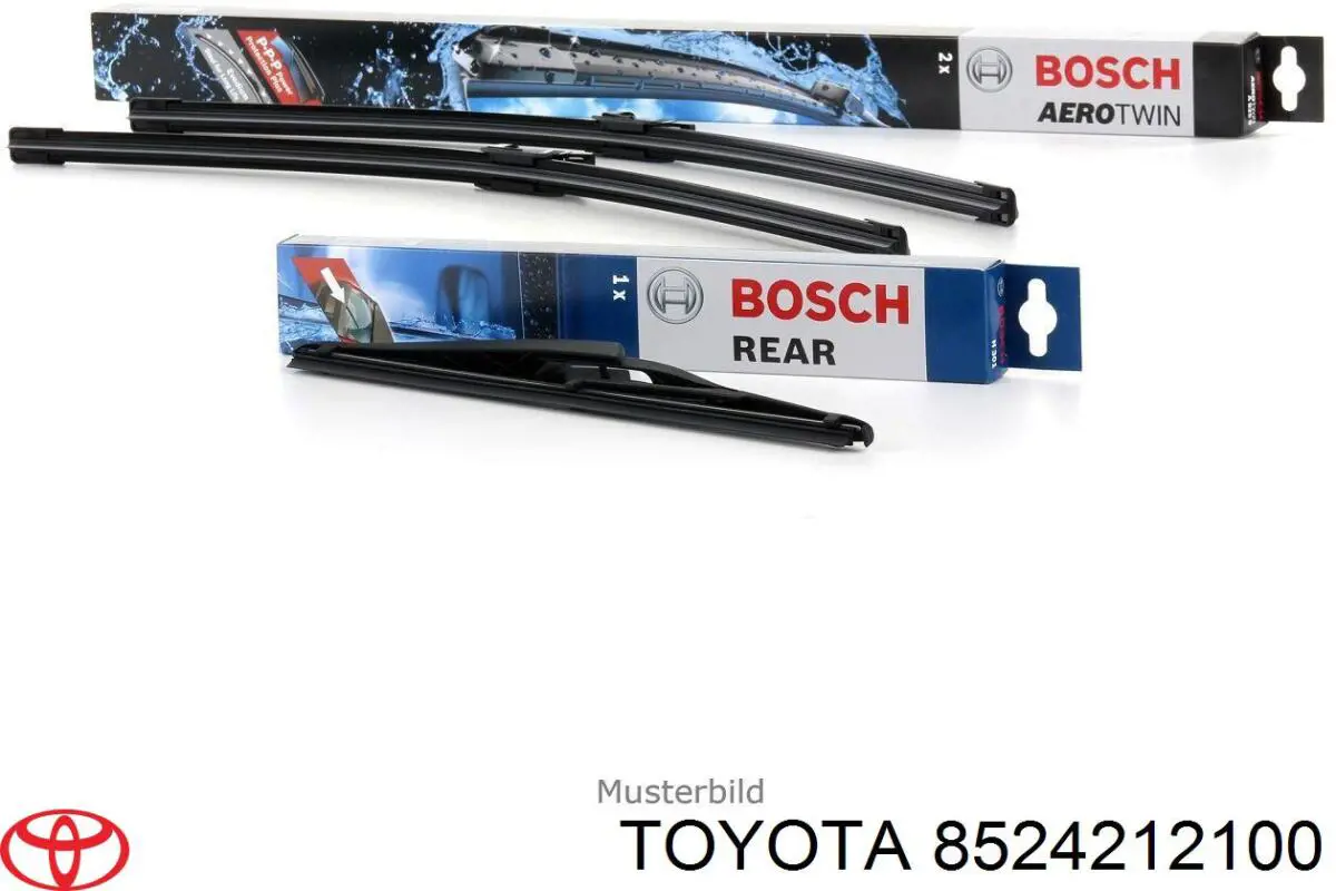 Limpa-pára-brisas de vidro traseiro 8524212100 Toyota