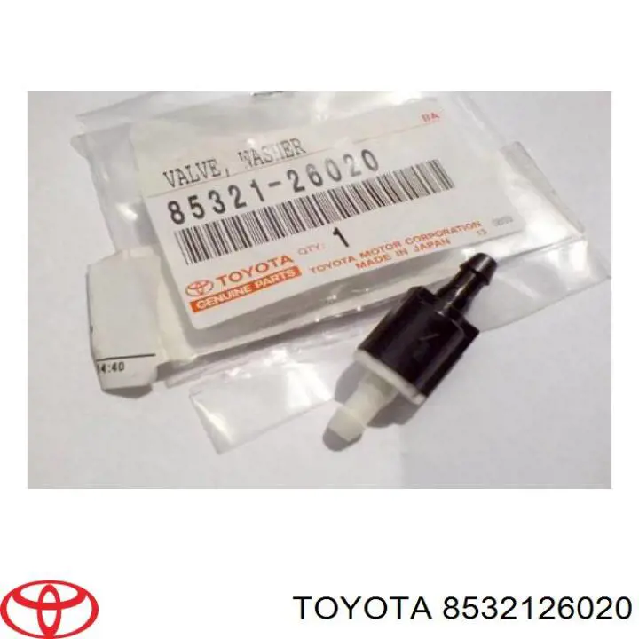 Válvula de retenção de fluido para lavador de pára-brisas Q3750120 Q-fix