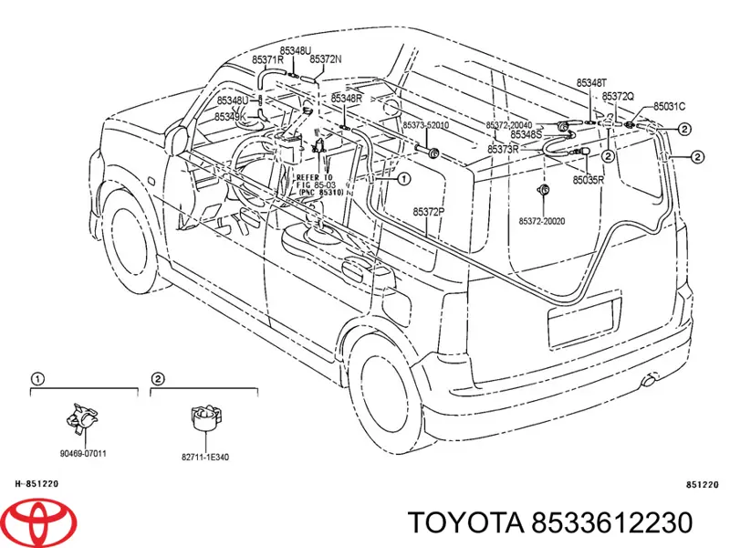  Toyota 8533612230 preço, a partir de 11,68 USD