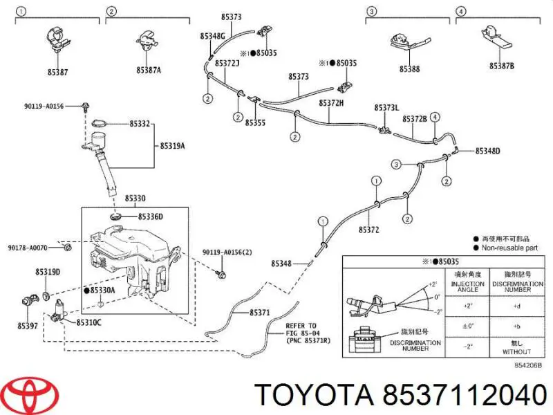  Toyota 8537112040 preço, a partir de 3,22 USD