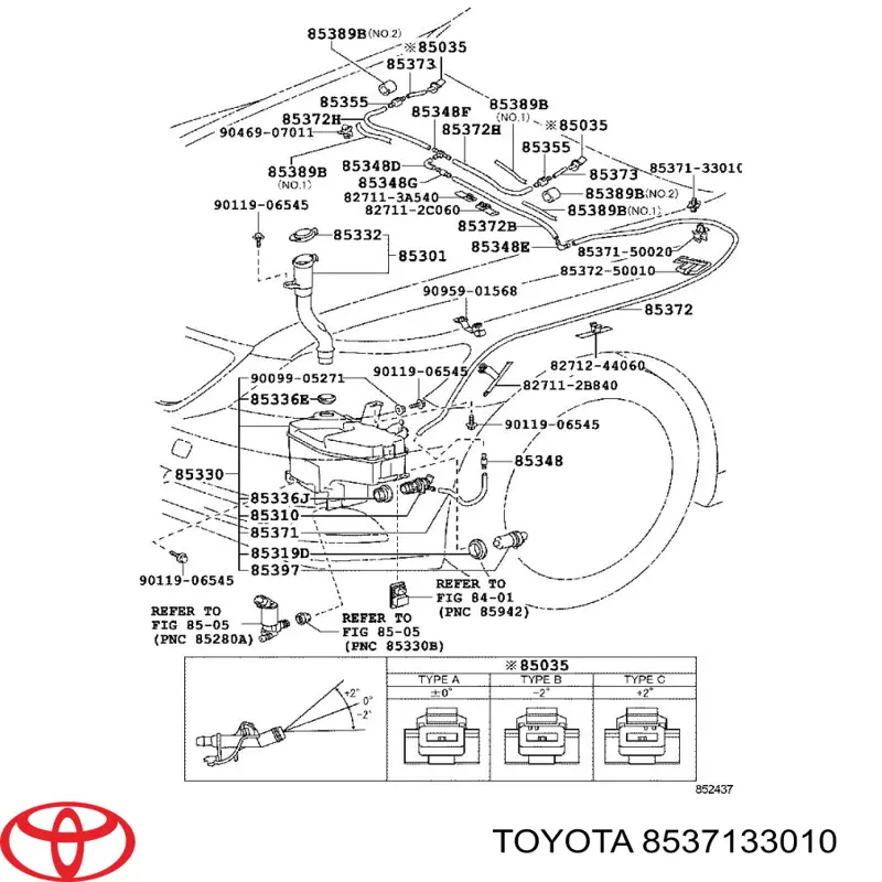  Toyota 8537133010 preço, a partir de 3,69 USD