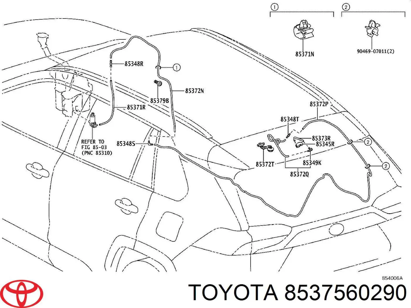  Toyota 8537560290 preço, a partir de 4,65 USD