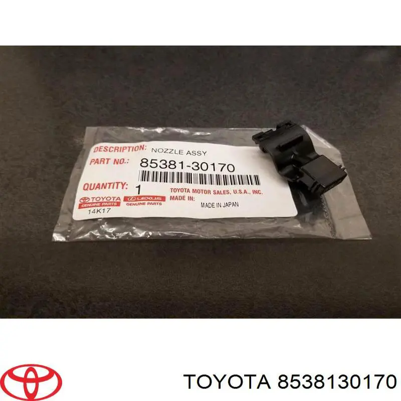 Injetor de fluido para lavador de pára-brisas Toyota 8538130170 preço, a partir de 18,06 USD