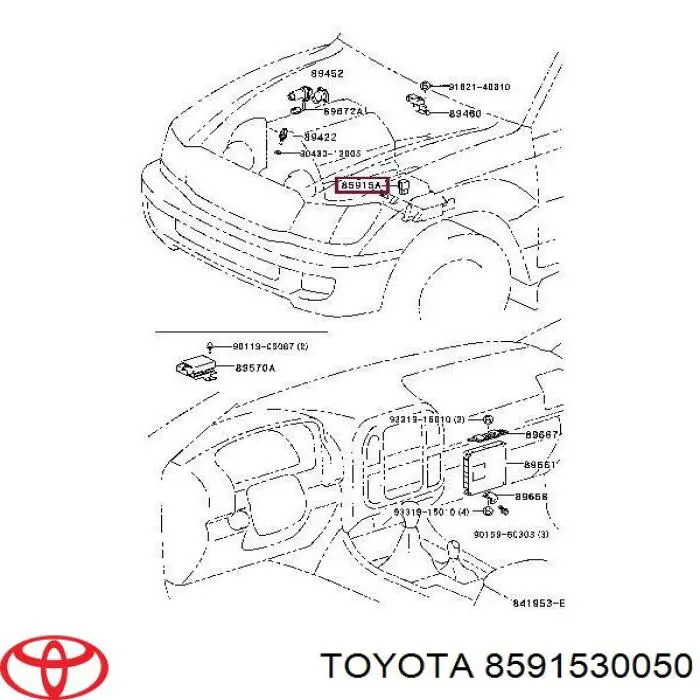  Toyota 8591530050 preço, a partir de 232,59 USD