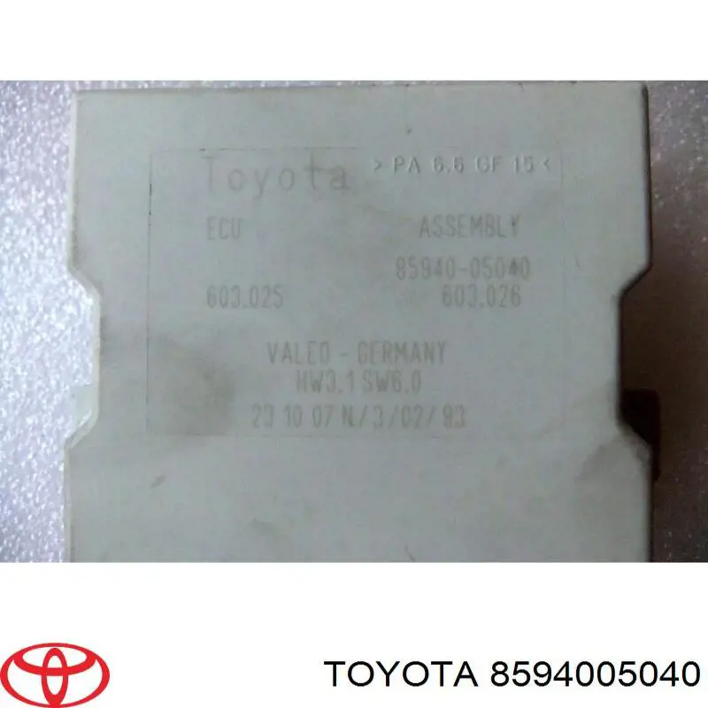 Relê de controlo de limpador pára-brisas para Toyota Avensis II T25