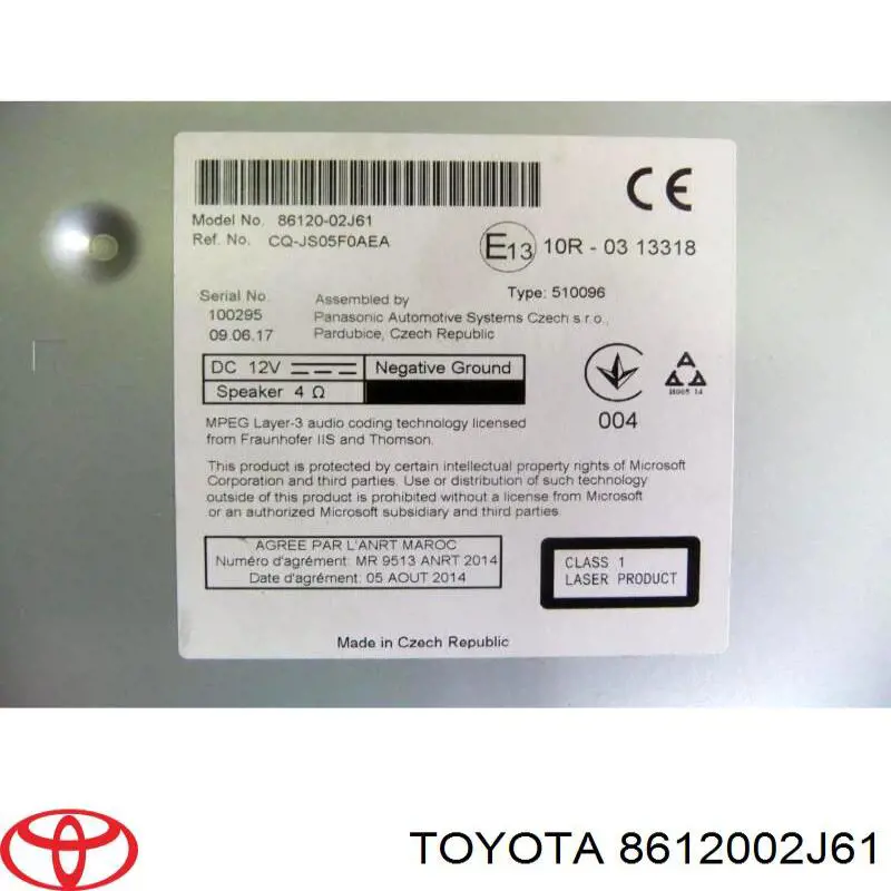  Toyota 8612002J61 preço, a partir de 298,47 USD
