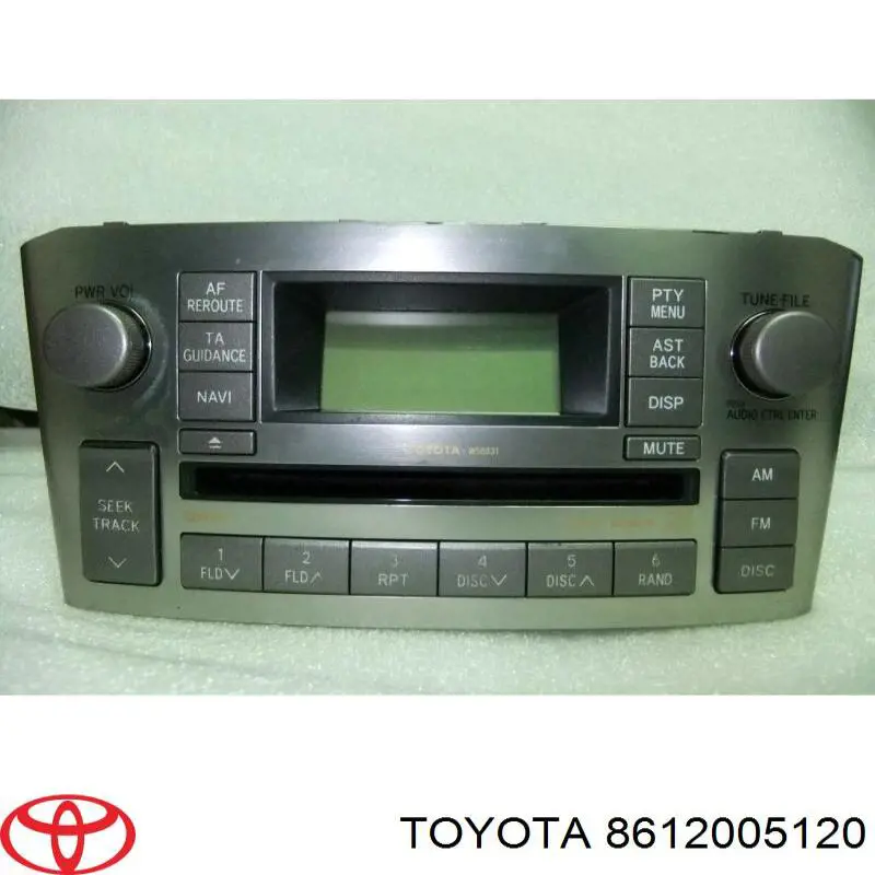 8612005120 Toyota Aparelhagem de som (rádio AM/FM)