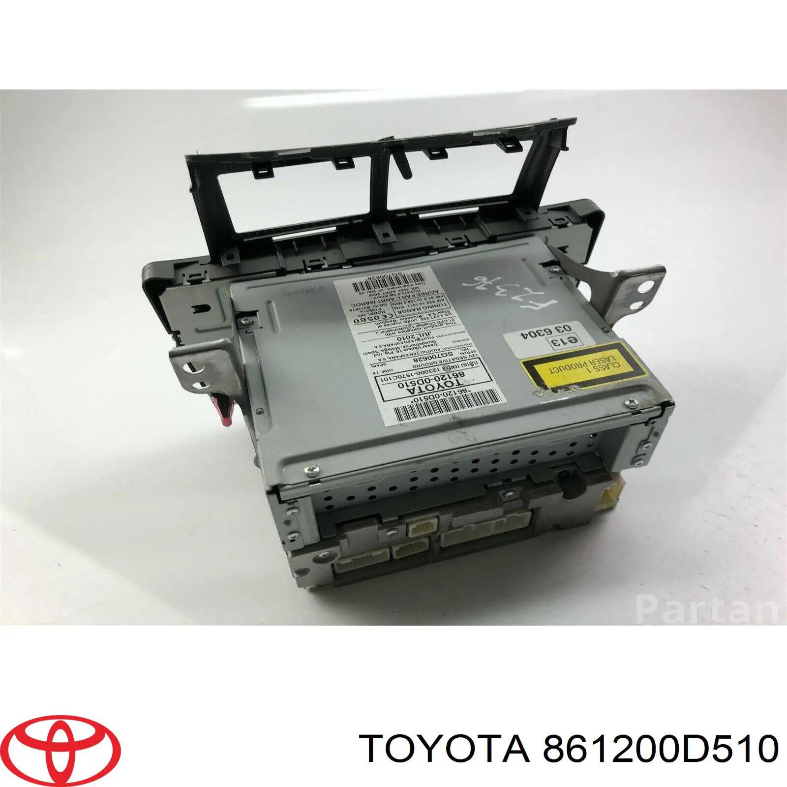 861200D510 Toyota Aparelhagem de som (rádio AM/FM)