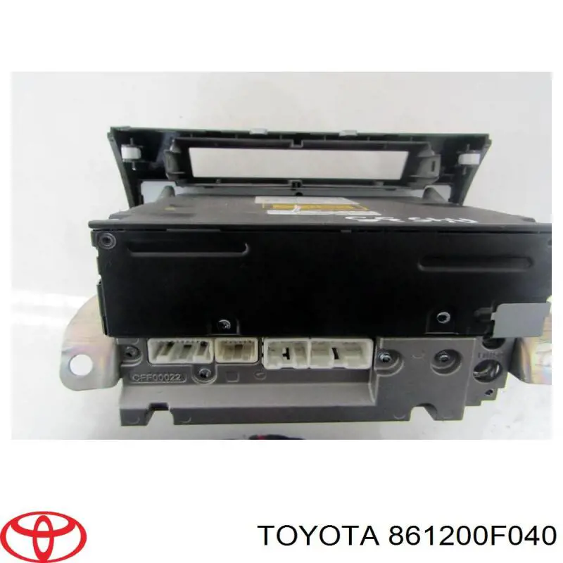 861200F040 Toyota Aparelhagem de som (rádio AM/FM)
