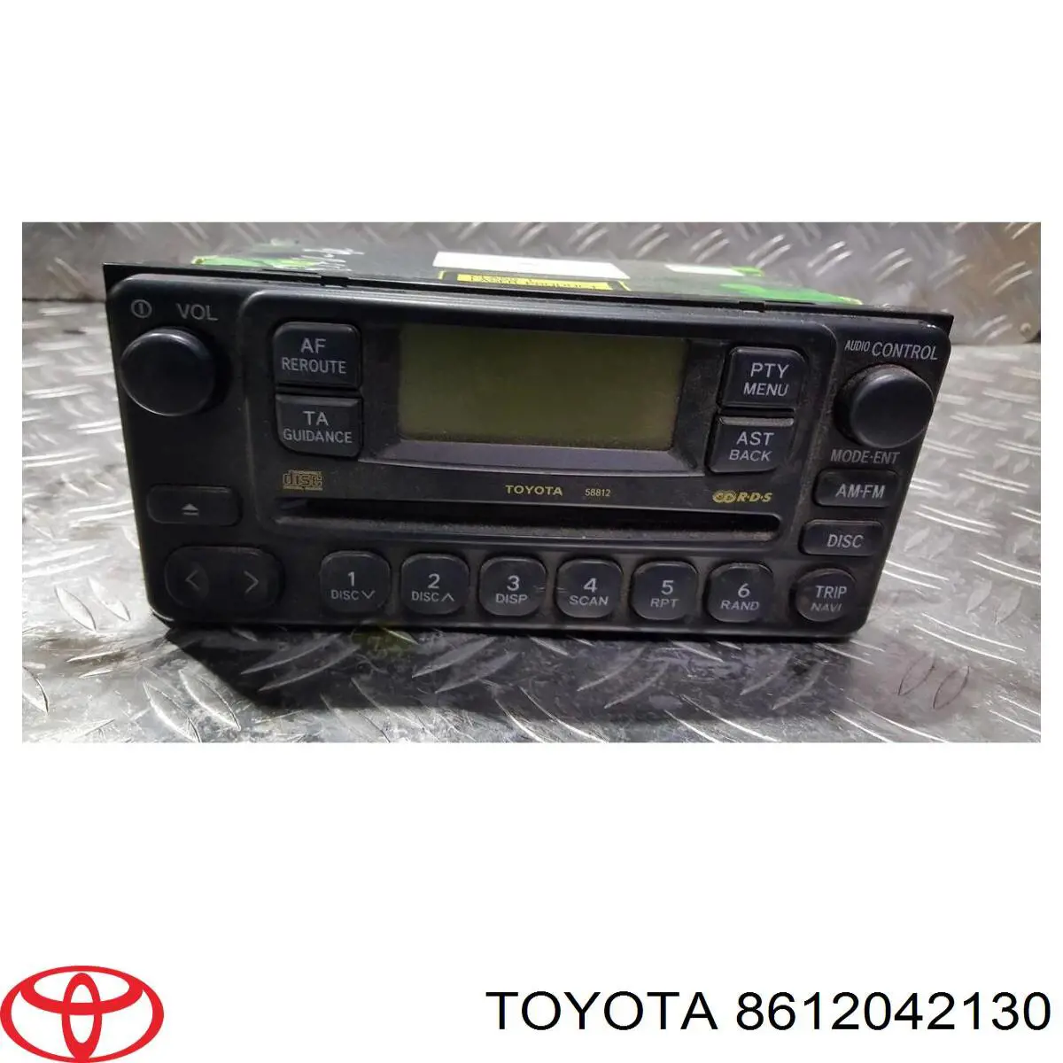 Aparelhagem de som (rádio AM/FM) Toyota 8612042130 preço, a partir de 117,41 USD