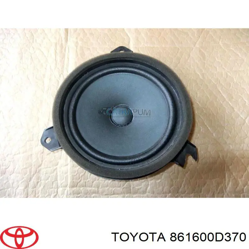 861600D370 Toyota Alto-falante da porta dianteira