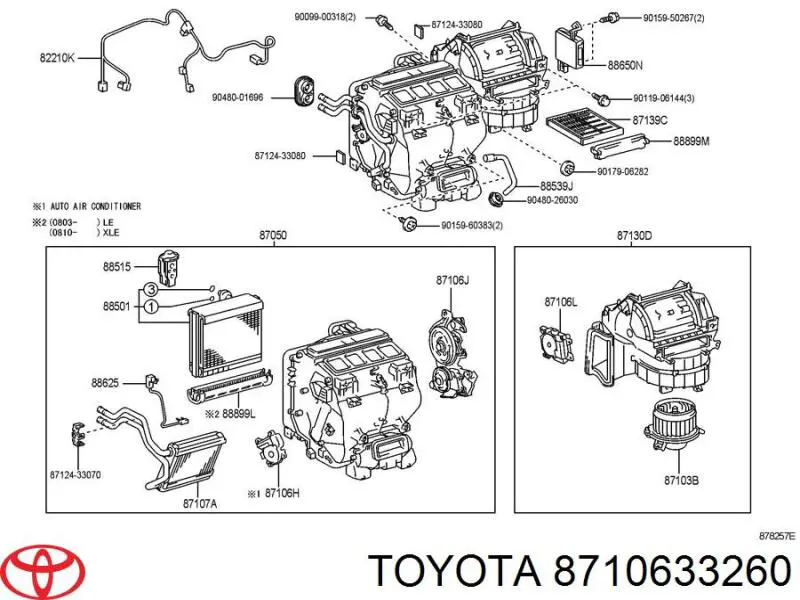 Motor de comporta de recirculação de ar Toyota 8710633260 preço, a partir de 226,40 USD