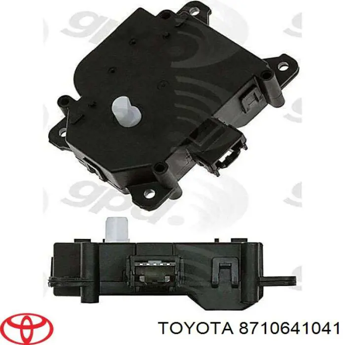 Acionamento de comporta de forno Toyota Camry V V30