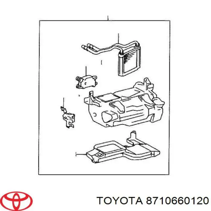 Acionamento de comporta de forno Toyota 8710660120 preço, a partir de 430,48 USD