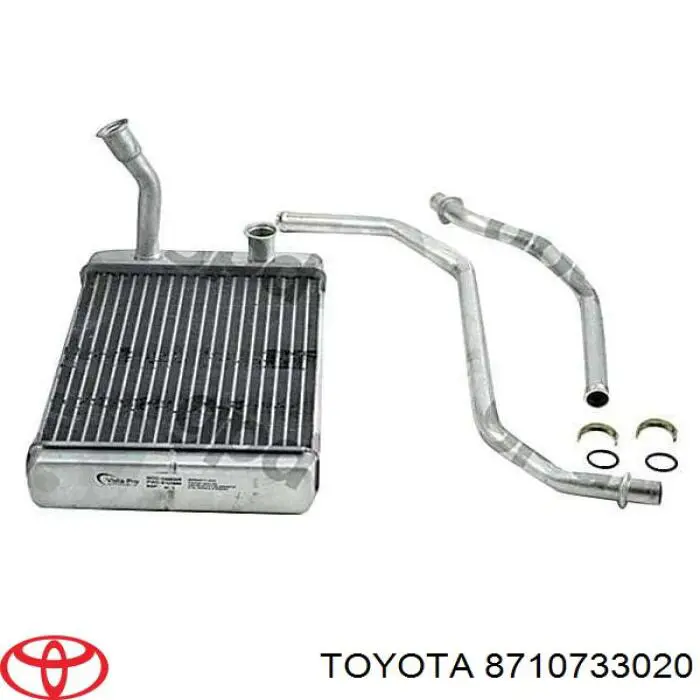 Radiador de forno (de aquecedor) Toyota Camry III V10