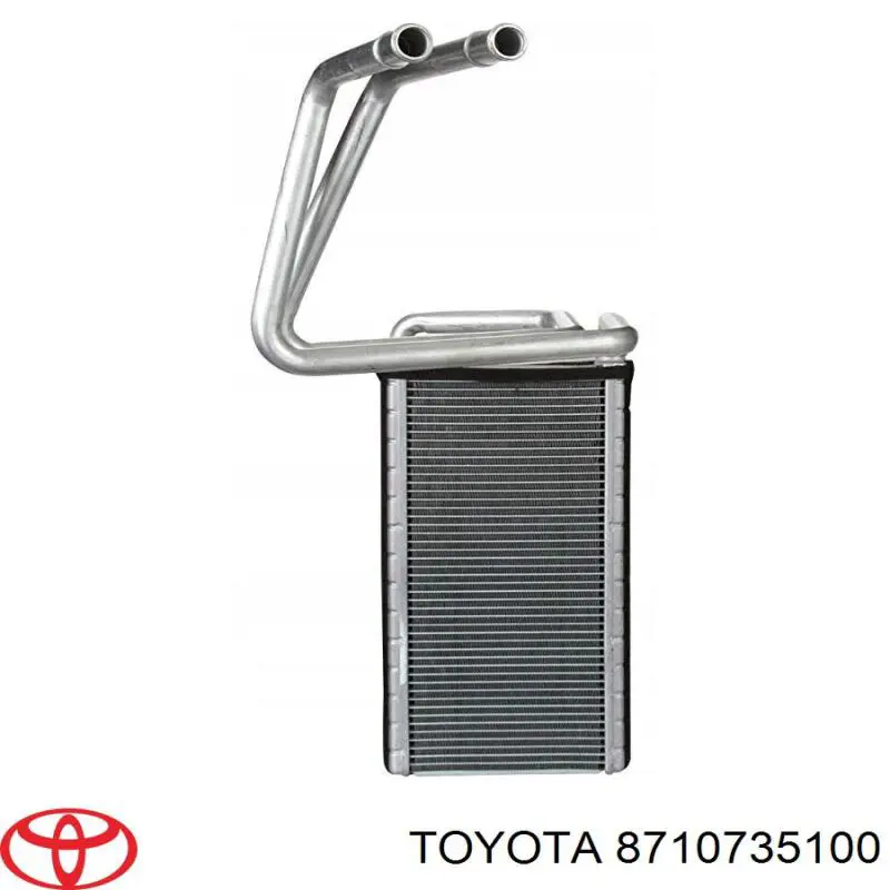 Radiador de forno (de aquecedor) Toyota 8710735100 preço, a partir de 89,68 USD