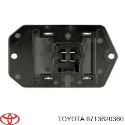 Resistor (resistência) de ventilador de forno (de aquecedor de salão) Toyota 8713820360 preço, a partir de 24,38 USD