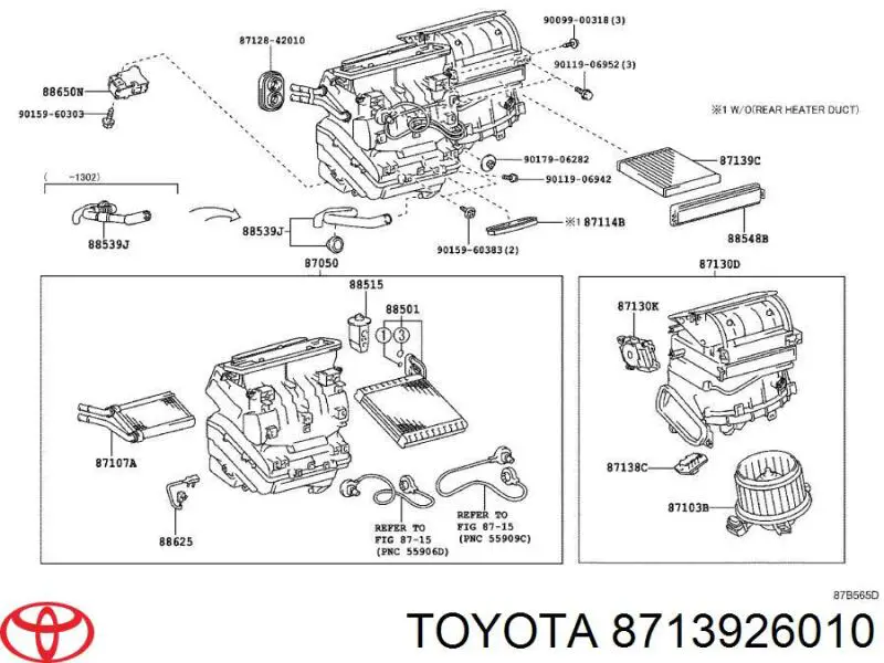 Compre 8713926010 Toyota Filtro de salão