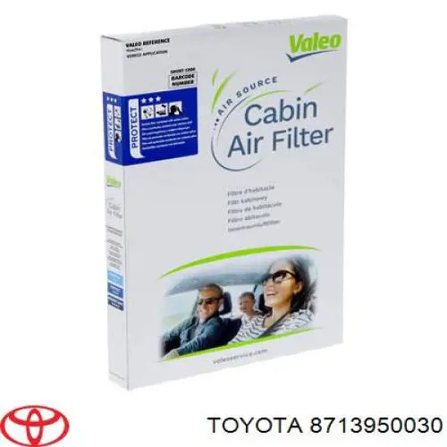 Filtro de salão Toyota 8713950030 preço, a partir de 13,27 USD