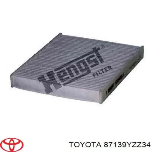 87139YZZ34 Toyota Filtro de salão