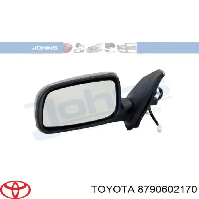 Compre 8790602170 Toyota Espelho de retrovisão esquerdo