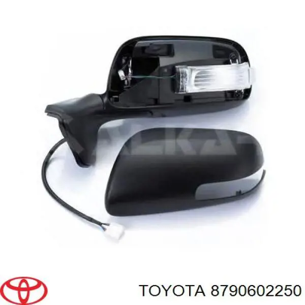 8794012A90 Toyota Espelho de retrovisão esquerdo