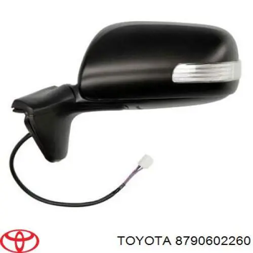 Espelho de retrovisão esquerdo Toyota 8790602260 preço, a partir de 90,24 USD