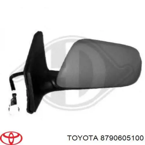 Espelho de retrovisão esquerdo Toyota 8790605100 preço, a partir de 110,86 USD