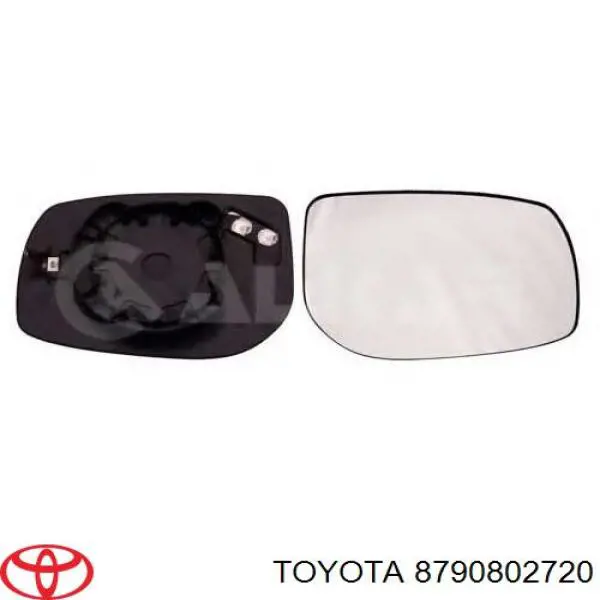 Elemento espelhado do espelho de retrovisão direito Toyota 8790802720 preço, a partir de 30,13 USD