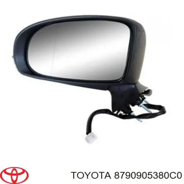 8790905380C0 Toyota Espelho de retrovisão esquerdo