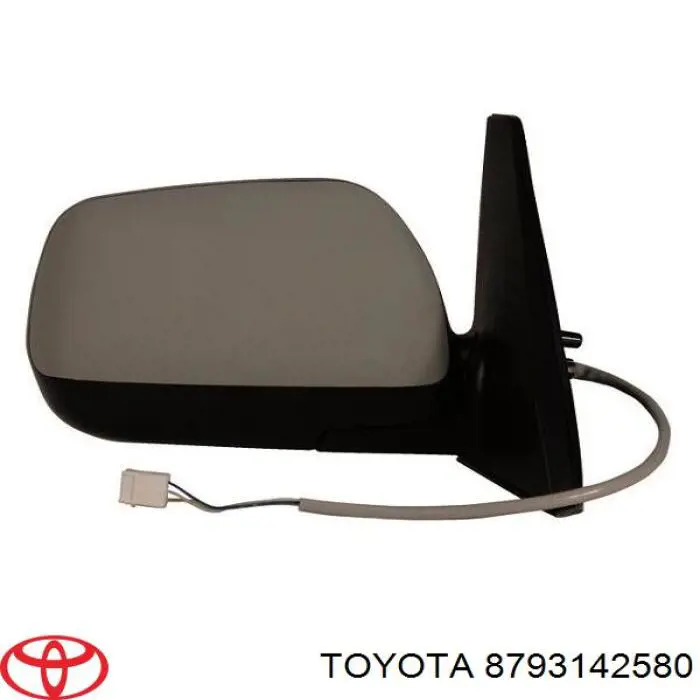 Elemento espelhado do espelho de retrovisão direito Toyota 8793142580 preço, a partir de 18,62 USD