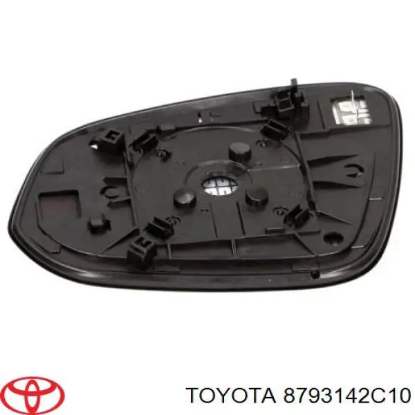 8793142C10 Toyota Elemento espelhado do espelho de retrovisão direito