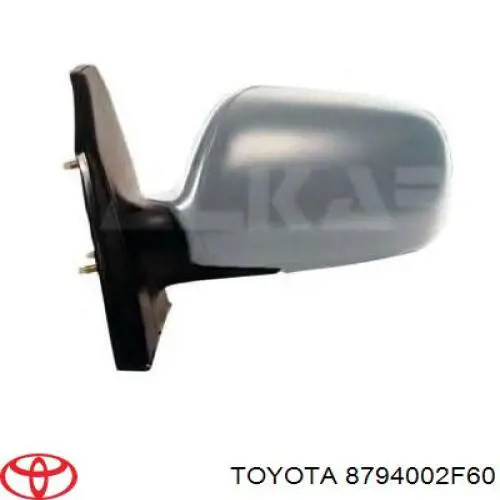 8794002F60 Toyota Espelho de retrovisão esquerdo