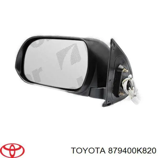 879400K820 Toyota Espelho de retrovisão esquerdo
