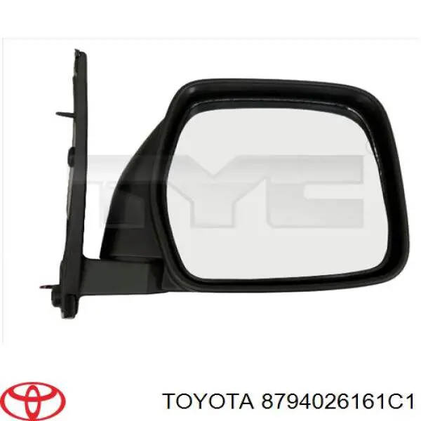 8794026161C1 Toyota Espelho de retrovisão esquerdo