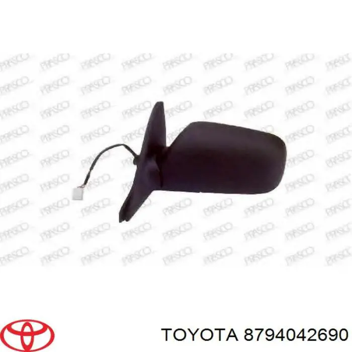 Espelho de retrovisão esquerdo Toyota 8794042690 preço, a partir de 117,48 USD