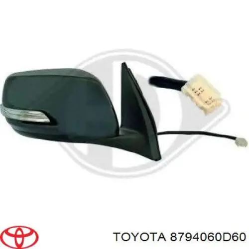 Espelho de retrovisão esquerdo Toyota 8794060D60 preço, a partir de 756,66 USD