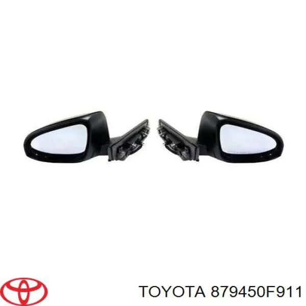 8794502925 Toyota Placa sobreposta (tampa) do espelho de retrovisão esquerdo