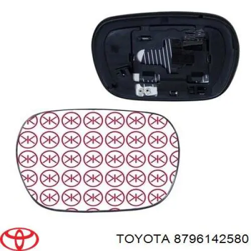 Compre 8796142580 Toyota Elemento espelhado do espelho de retrovisão esquerdo