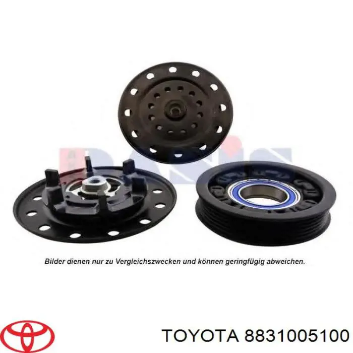 Compressor de aparelho de ar condicionado Toyota 8831005100 preço, a partir de 334,02 USD
