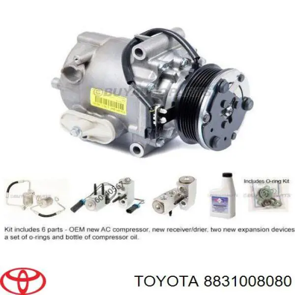 Compre 8832048250 Toyota Compressor de aparelho de ar condicionado