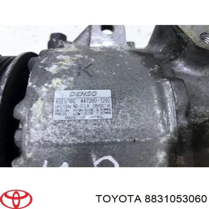 Compressor de aparelho de ar condicionado Toyota 8831053060 preço, a partir de 336,06 USD