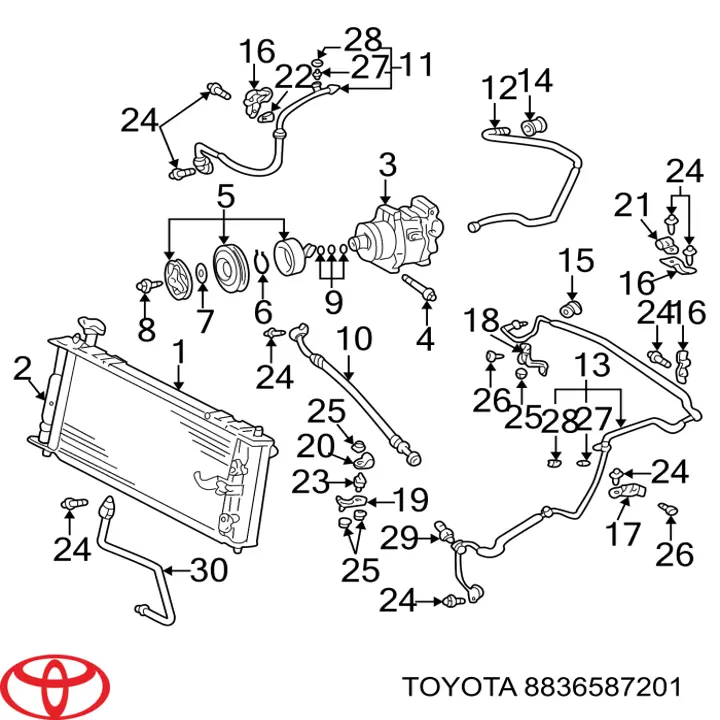 8836587201 Toyota 