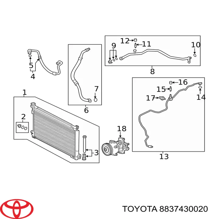 8837430020 Toyota 