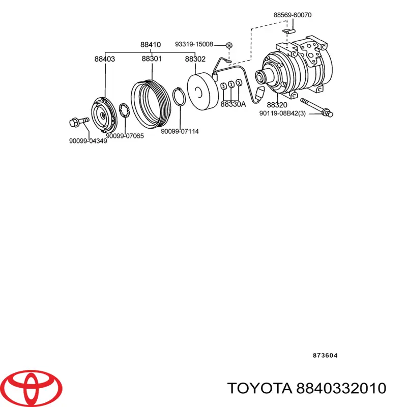 Compre 8840332010 Toyota 