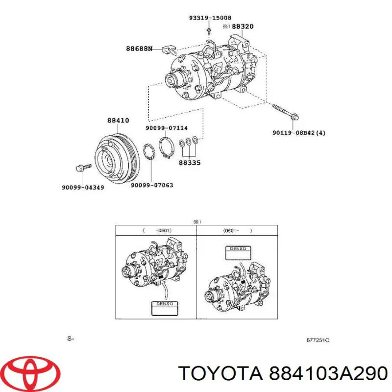 Acoplamento (bobina magnética) do compressor de aparelho de ar condicionado para Lexus IS  E2